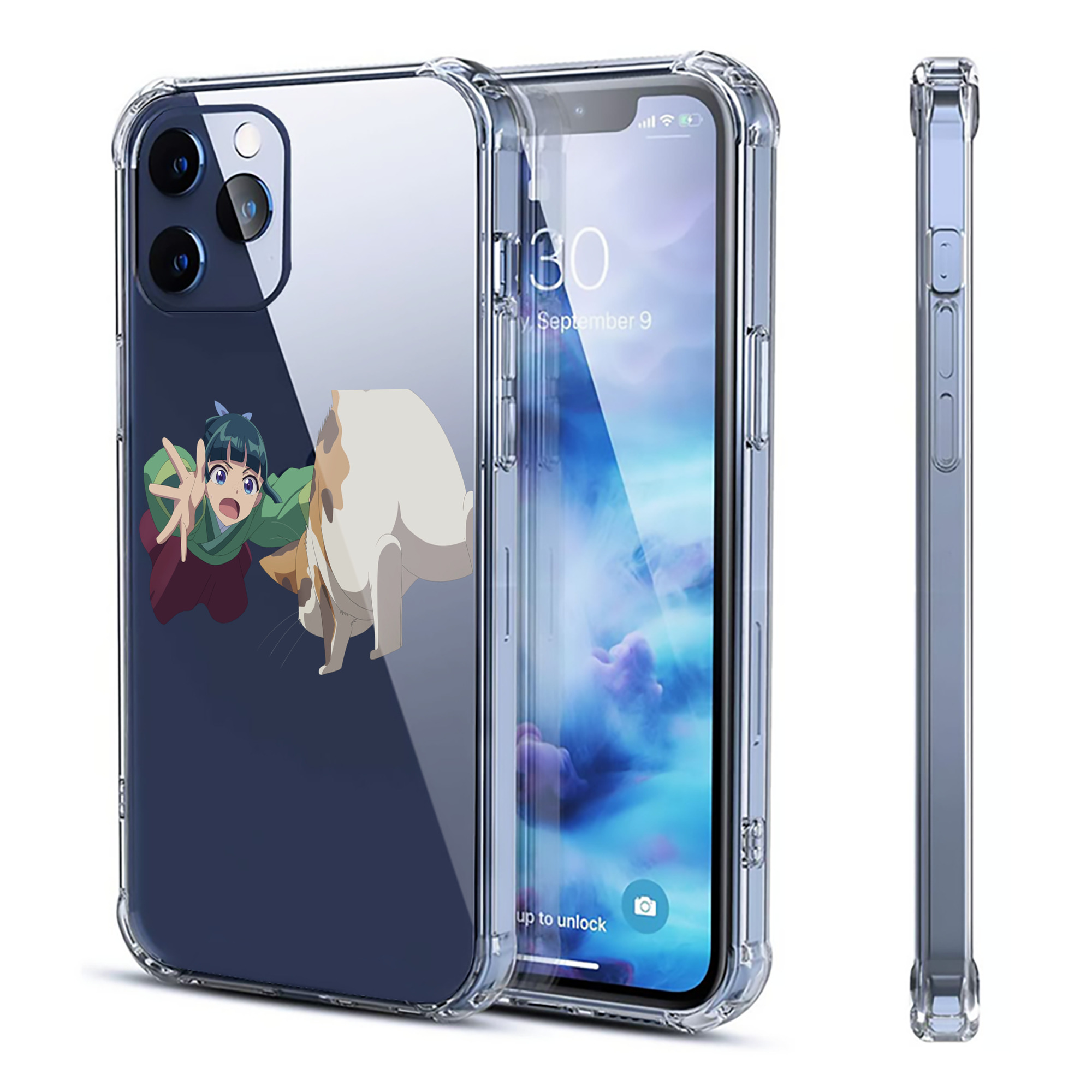 （画像用） 薬屋のひとりごと The Apothecary Diaries 【iPhone 12シリーズ対応】透明スマホケース（クリアソフトケース）